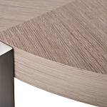 Столик журнальный с низкой круглой столешницей Wood Grain варинант исполнения - 1 | Loft Concept в Ижевске