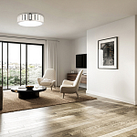 Потолочный светильник с гофрированным абажуром цвета графит Millennium варинант исполнения - 3 | Loft Concept в Ижевске