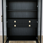 Дизайнерский шкаф витрина Elsa Dreams Black с 4-мя ящиками варинант исполнения - 6 | Loft Concept в Ижевске