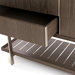 Платяной шкаф из серого дуба Sawada Gray Oak Wardrobe варинант исполнения - 4 | Loft Concept в Ижевске