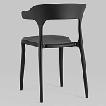 Черный стул из прочного PP-пластика JORIS варинант исполнения - 4 | Loft Concept в Ижевске