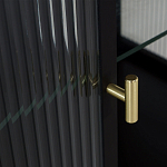 Сервант двухдверный с рифленым стеклом The Keeper варинант исполнения - 4 | Loft Concept в Ижевске