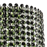 Бра с хрустальными подвесками хром Crystal Art Chrome Green Wall Lamp варинант исполнения - 2 | Loft Concept в Ижевске