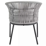 Кресло с декоративным плетением на спинке и подлокотниках Armchair Weaving варинант исполнения - 4 | Loft Concept в Ижевске