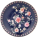 Чайный сервиз из фарфора синий на 6 персон 14 предметов Flower Porcelain Collection варинант исполнения - 3 | Loft Concept в Ижевске