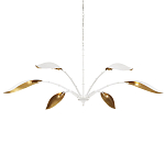 Люстра белая с плафонами в виде лепестков Delicate Flower варинант исполнения - 3 | Loft Concept в Ижевске