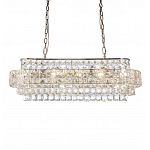 Люстра овальной формы хрустальная в неоклассическом стиле Majesty варинант исполнения - 6 | Loft Concept в Ижевске