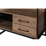 Стеллаж под TV в стиле лофт с открытыми полками и ящиками Urban Style Space варинант исполнения - 3 | Loft Concept в Ижевске