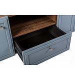 ТВ-тумба серая из массива бука с 2-мя дверками и ящиком Wenge Light варинант исполнения - 6 | Loft Concept в Ижевске