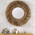 Зеркало из ротанга и сизаля WICKER MIRROR 100 варинант исполнения - 3 | Loft Concept в Ижевске