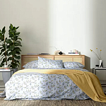 Постельное белье из сатина с рисунком 200х220 см Aurora Allure Sprout варинант исполнения - 2 | Loft Concept в Ижевске