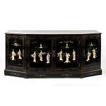 Комод в китайском стиле Chinese Black Chest of Drawers Нидерланды варинант исполнения - 1 | Loft Concept в Ижевске