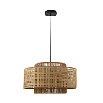 Подвесной светильник с абажуром из плтеного бамбука Light Inside the Cell варинант исполнения - 3 | Loft Concept в Ижевске