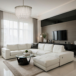 Люстра круглая с прозрачными стеклянными трубками Nembus варинант исполнения - 12 | Loft Concept в Ижевске