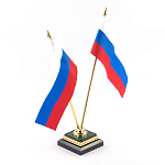 Флагшток из малахита и бронзы с позолотой Stone Flagpole варинант исполнения - 2 | Loft Concept в Ижевске