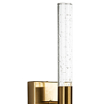 Бра со стеклянным плафоном латунь Gileberte Glass Tube Wall Lamp Brass варинант исполнения - 3 | Loft Concept в Ижевске