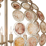 Люстра в форме шара с декором из круглых декоративных элементов Bright Shell Discs варинант исполнения - 1 | Loft Concept в Ижевске