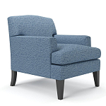 Мебельная ткань Шенилл голубой цвет 138 см T4-26 варинант исполнения - 3 | Loft Concept в Ижевске