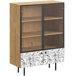 Витрина с изображением на дверцах Elise Cupboard варинант исполнения - 14 | Loft Concept в Ижевске