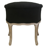 Кресло низкое в стиле прованс Louis French Armchair black flax варинант исполнения - 2 | Loft Concept в Ижевске