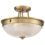 Потолочный светильник со стеклянным плафоном в виде купола Quoizel варинант исполнения - 13 | Loft Concept в Ижевске