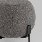 Пуф в ткани букле темно-серого цвета Pikelet варинант исполнения - 3 | Loft Concept в Ижевске