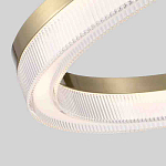 Люстра подвесная круглая светодиодная с золотым каркасом Ring Horizontal варинант исполнения - 2 | Loft Concept в Ижевске