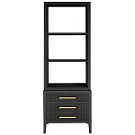 Этажерка Primo с ящиками шпон Черный дуб варинант исполнения - 1 | Loft Concept в Ижевске