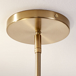 Люстра круглая с 2-мя металлическими абажурами Andromeda варинант исполнения - 5 | Loft Concept в Ижевске