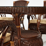 Комплект обеденный из ротанга Eloise grand варинант исполнения - 13 | Loft Concept в Ижевске