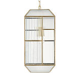 Подвесной светильник с рельефным стеклом Embossed Glass варинант исполнения - 3 | Loft Concept в Ижевске