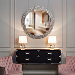 Настольная лампа с кремовым абажуром на граненном основании Crystal Facets варинант исполнения - 2 | Loft Concept в Ижевске