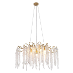 Люстра c подвесками из прозрачного хрусталя Диаметр 85 см FAIRYTREE Light варинант исполнения - 1 | Loft Concept в Ижевске