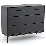 Комод из металла и кожи Guarin Chest of Drawers варинант исполнения - 1 | Loft Concept в Ижевске