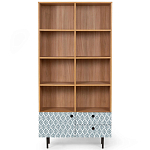 Широкий стеллаж с принтом Elise Rack варинант исполнения - 14 | Loft Concept в Ижевске