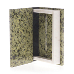 Шкатулка в виде книги из натурального камня змеевик Stone Casket варинант исполнения - 3 | Loft Concept в Ижевске