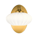  Бра с круглым плафон из матового белого стекла Kichler варинант исполнения - 7 | Loft Concept в Ижевске