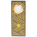 Часы подарочные настольные в виде погона Генерала из натурального камня Змеевик Gold Military Clock варинант исполнения - 4 | Loft Concept в Ижевске