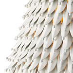 Подвесной светильник белый металлический в форме колокола White Natural Lines варинант исполнения - 1 | Loft Concept в Ижевске