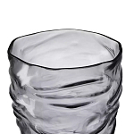 Ваза стеклянная фактурная Crumpled Vase 25,3 см варинант исполнения - 2 | Loft Concept в Ижевске