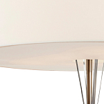 Люстра круглая с белым тканевым абажуром  White Light Diffuser варинант исполнения - 2 | Loft Concept в Ижевске