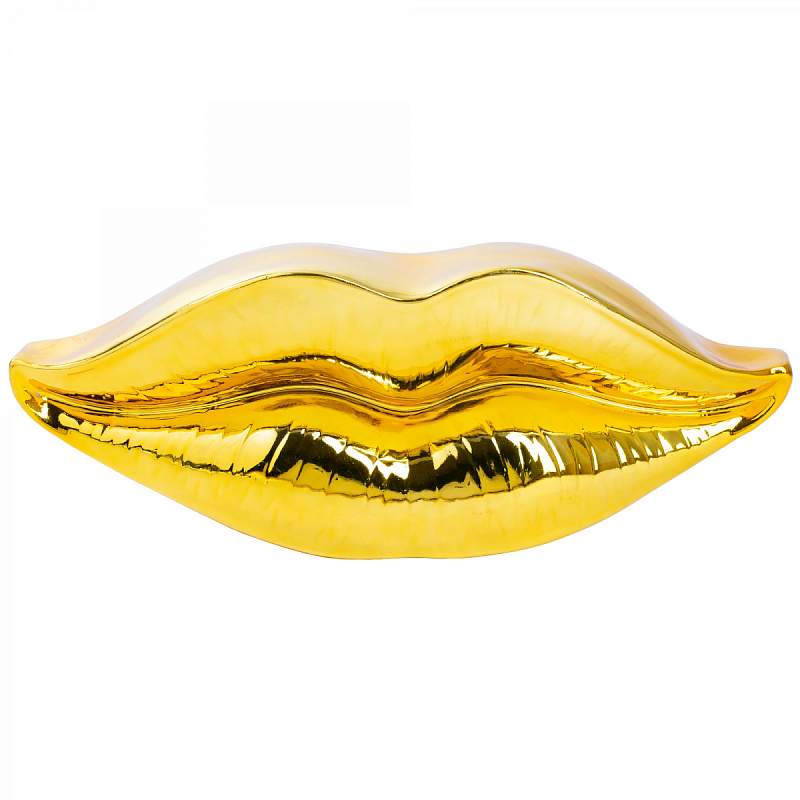 Настенный декор LIPS wall accessory GOLD Глянцевое золото в Ижевске | Loft Concept 