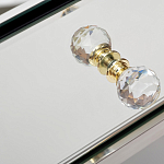 Тумбочка зеркальная с ящиком Mirror Chrome Cabinet варинант исполнения - 4 | Loft Concept в Ижевске