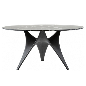 Обеденный стол круглый с фигурными ножками Arc