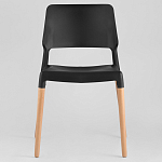 Пластиковый стул на ножках из массива бука Ferret Black 4 шт варинант исполнения - 2 | Loft Concept в Ижевске