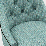 Мебельная ткань Шенилл бирюзовый цвет 142 см T4-61 варинант исполнения - 7 | Loft Concept в Ижевске