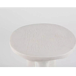 Дизайнерский журнальный стол белый на 3-х ножках в виде ступней African table варинант исполнения - 2 | Loft Concept в Ижевске