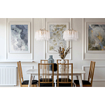 Люстра с подвесными рифлеными стеклянными трубками Nembus варинант исполнения - 23 | Loft Concept в Ижевске