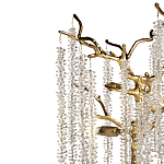 Лампа настольная со стеклянными подвесами цвет золото FAIRYTREE Light варинант исполнения - 2 | Loft Concept в Ижевске