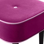 Квадратный мягкий пуф на черных ножках Winton Pouf Square варинант исполнения - 18 | Loft Concept в Ижевске